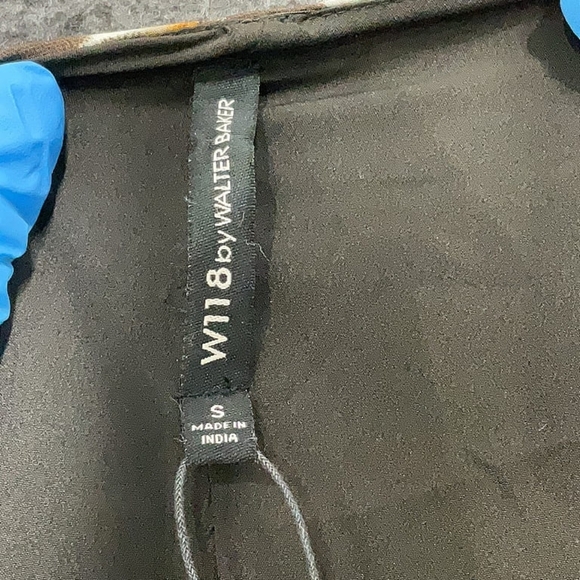 W118 by Walter Baker Luxe Animal Print Mini Dress Size S - Picture 4 of 5